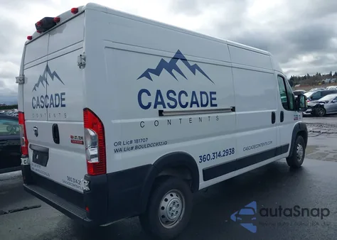 2021 Ram Promaster 2500 High Roof 159 Wb z USA, uszkodzony, nr VIN 3C6LRVDG8ME513895